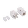 Logilink Conector Hembra RJ45 UTP Cat.6 Keystone Punch-Down 180° Blanco