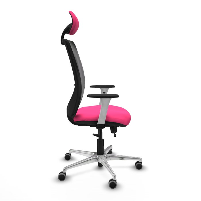 PIQUERAS Y CRESPO Silla de oficina Zulema con mecanismo Sincro/Traslack Rosa PIQUERAS Y CRESPO Silla de oficina Zulema con mecanismo Sincro/Traslack Rosa