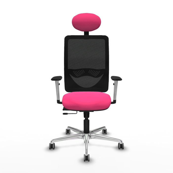PIQUERAS Y CRESPO Silla de oficina Zulema con mecanismo Sincro/Traslack Rosa PIQUERAS Y CRESPO Silla de oficina Zulema con mecanismo Sincro/Traslack Rosa