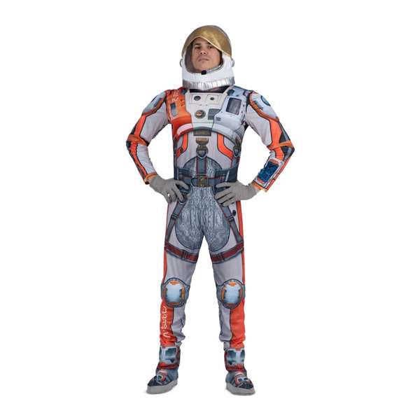 My Other Me Disfraz Colonizador de Marte Casco Textil, Mono, Guantes y Cubrebotas Talla M