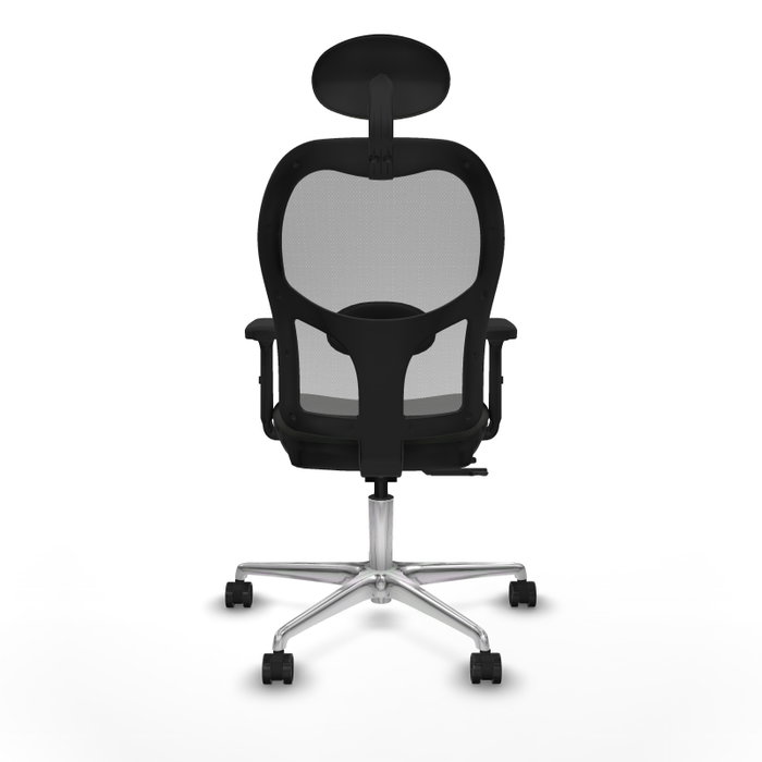 PIQUERAS Y CRESPO Silla de oficina Jorquera con mecanismo Sincro/Traslack Negro y Gris