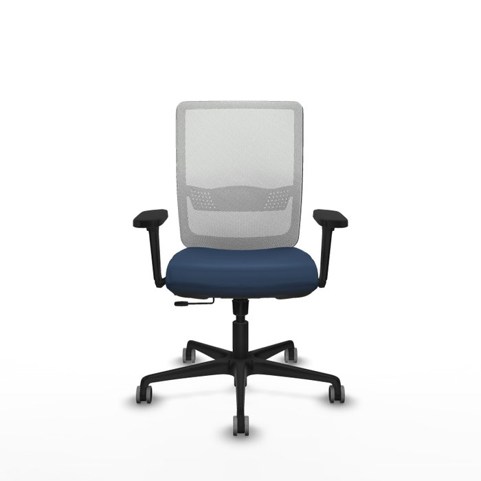 PIQUERAS Y CRESPO Silla de oficina Haches Azul marino y Blanco PIQUERAS Y CRESPO Silla de oficina Haches Azul marino y Blanco