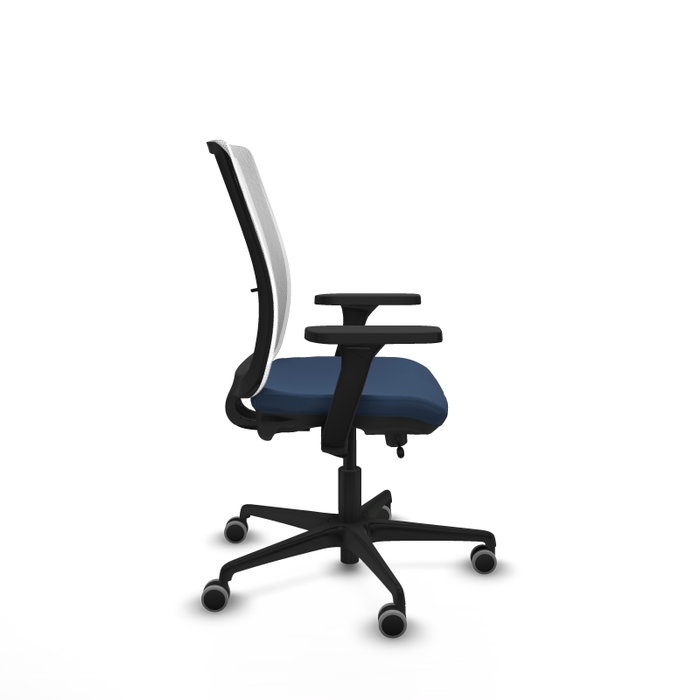 PIQUERAS Y CRESPO Silla de oficina Haches Azul marino y Blanco PIQUERAS Y CRESPO Silla de oficina Haches Azul marino y Blanco