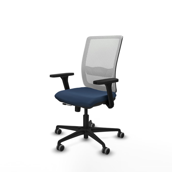 PIQUERAS Y CRESPO Silla de oficina Haches Azul marino y Blanco PIQUERAS Y CRESPO Silla de oficina Haches Azul marino y Blanco