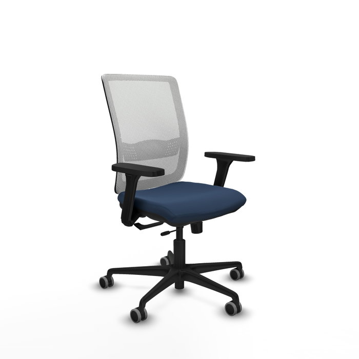 PIQUERAS Y CRESPO Silla de oficina Haches Azul marino y Blanco PIQUERAS Y CRESPO Silla de oficina Haches Azul marino y Blanco