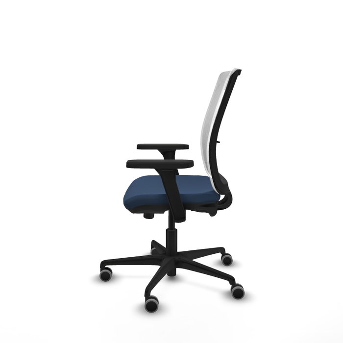 PIQUERAS Y CRESPO Silla de oficina Haches Azul marino y Blanco PIQUERAS Y CRESPO Silla de oficina Haches Azul marino y Blanco