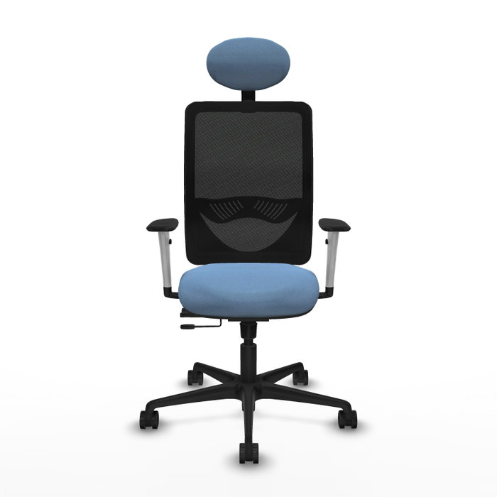 PIQUERAS Y CRESPO Silla de oficina Zulema con mecanismo Sincro/Traslack Azul cielo PIQUERAS Y CRESPO Silla de oficina Zulema con mecanismo Sincro/Traslack Azul cielo