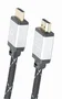 Gembird Cable HDMI 'Select Plus Series' 2 Metros, Alta Velocidad con Ethernet, 4K UHD 60Hz y 3D, Conectores Chapados en Oro, Forro Nylon, Gris, Compatible con HDMI tipo A Estándar