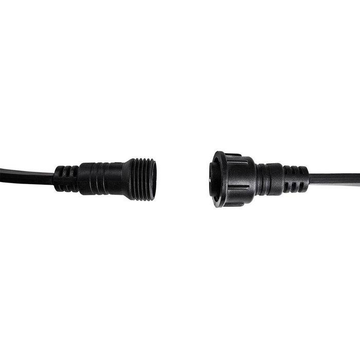 Thorgeon Guirnalda 40 portalámparas 20 metros IP44 E27 2000W 220-240V 50-60Hz Negra
