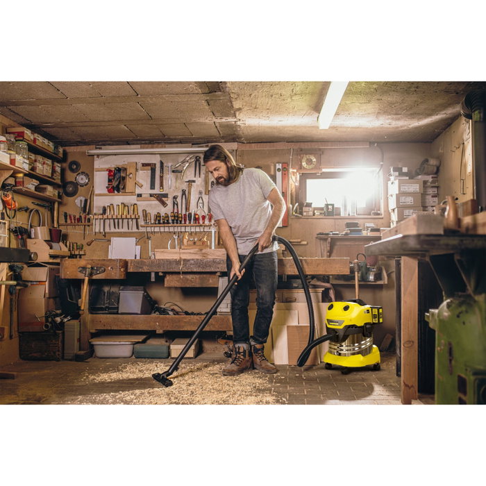 Kärcher WD 4-18 S Dual Aspiradora de Líquidos y Sólidos (sin baterías ni cargador) Kärcher WD 4-18 S Dual Aspiradora de Líquidos y Sólidos (sin baterías ni cargador)