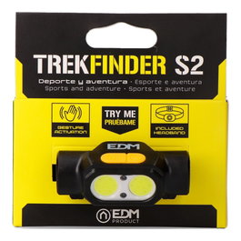 Edm Trekfinder S2 Linterna frontal con activación por gesto