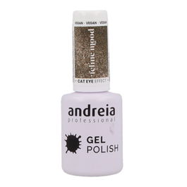 Andrea Gel Efecto Ojo De Gato Fe3 10.5ml - Gel Polish Profesional con Imán para Uñas Semipermanentes - Larga Duración y Brillo Luminoso