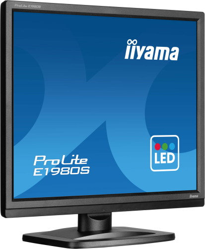 Iiyama ProLite E1980S-B1 Monitor de 19" LED TN 5:4, Resolución 1280 x 1024, 3ms, HDMI, DisplayPort, Altura Ajustable, Negro