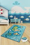 Conceptum Alfombra 100% Poliéster 100 x 160 cm, Altura Pelo 10 mm, Impresión Digital para un Hogar Cálido y Elegante