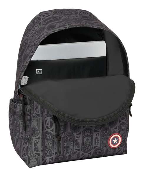 Mochila Escolar The Avengers Vendetta Negro 31 x 43 x 13 cm