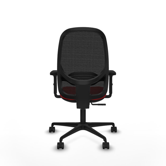 PIQUERAS Y CRESPO Silla de oficina Cilanco con mecanismo Sincro, Rojo y Negro PIQUERAS Y CRESPO Silla de oficina Cilanco con mecanismo Sincro, Rojo y Negro
