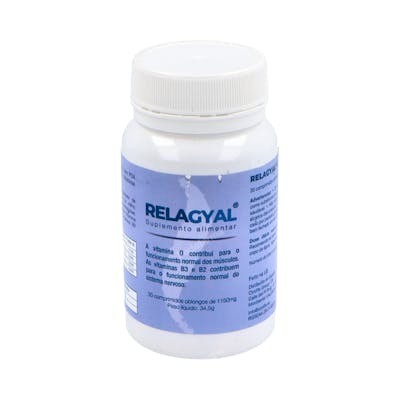 Relagyal 30 Comp. Complemento Alimenticio con PEA, L-Triptófano, Magnesio y Vitaminas B3, B2, D para Disminuir Inflamación y Dolor