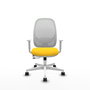 PIQUERAS Y CRESPO Silla de oficina Cilanco Amarillo y Blanco