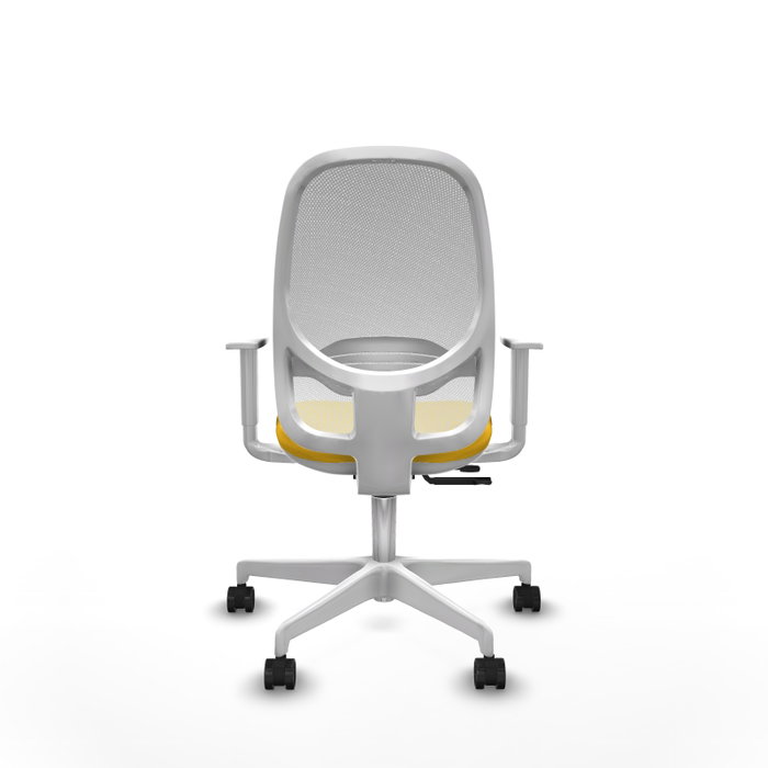 PIQUERAS Y CRESPO Silla de oficina Cilanco Amarillo y Blanco PIQUERAS Y CRESPO Silla de oficina Cilanco Amarillo y Blanco