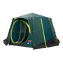 Coleman Tienda de Campaña Octágono 8 Personas BlackOut, 15.7 m², Estructura Rígida, WeatherTec, Verde y Amarillo