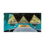 Coleman Tienda de Campaña Octágono 8 Personas BlackOut, 15.7 m², Estructura Rígida, WeatherTec, Verde y Amarillo