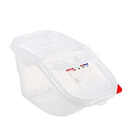 ARAVEN - Contenedor Ovoplas Accesible, 7 Litros de Capacidad, Almacenaje y Transporte, Dimensiones 395 x 200 mm