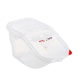 Araven Contenedor Accesible 7L, Modelo Dispensador GN 1/3, de Polipropileno, 395 x 200 mm, para Almacenaje y Transporte