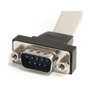 StarTech.com Cable Panel Montaje Serie RS232 DB-9 a IDC 0,4m Macho Hembra Gris