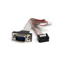 StarTech.com Cable Panel Montaje Serie RS232 DB-9 a IDC 0,4m Macho Hembra Gris