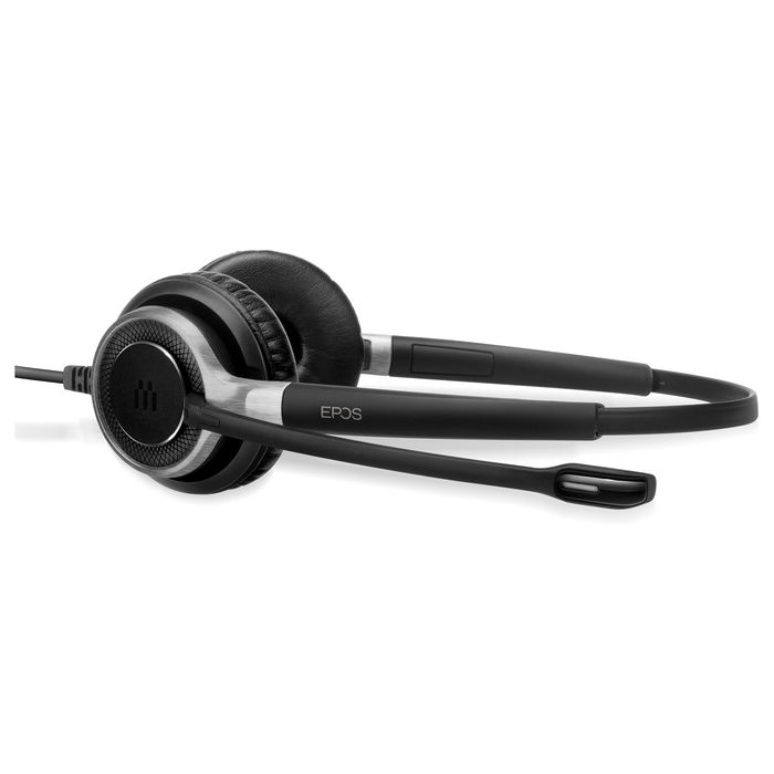 EPOS Auriculares Diadema Impact SC 660 USB ML Alámbricos Supraaurales para Llamadas/Música, Cancelación de Ruido, Micrófono Boom, 95 g, Negro y Plata