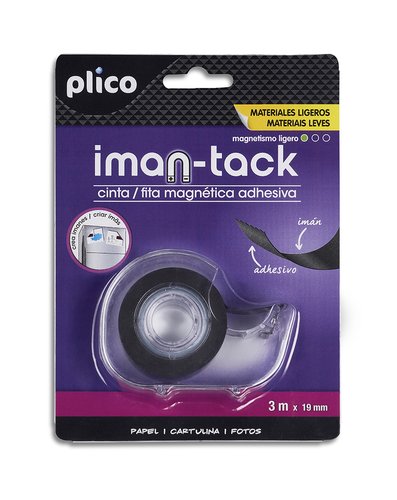 Cinta Adhesiva Plico Magnetica Iman-Tack Materiales Ligeros Rollo 3M X 19Mm (Set de 12) Cinta Adhesiva Plico Magnetica Iman-Tack Materiales Ligeros Rollo 3M X 19Mm (Set de 12)