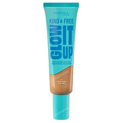 Rimmel London Kind & Free Glow It Up Base Líquida 210-Golden Beige