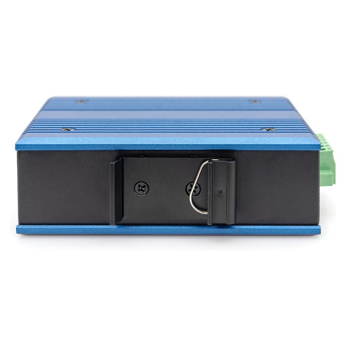 Digitus Conmutador de Red Industrial 4 Puertos Gigabit PoE Unmanaged con 1 Uplink SFP, Montaje en Rail DIN, IP40, 30W de Presupuesto PoE