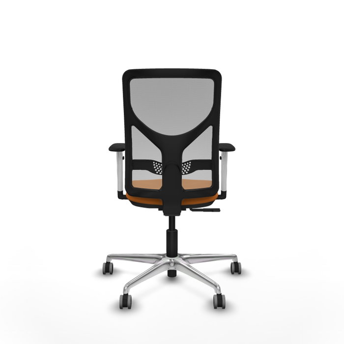 PIQUERAS Y CRESPO Silla de oficina Motilla Naranja y Gris PIQUERAS Y CRESPO Silla de oficina Motilla Naranja y Gris