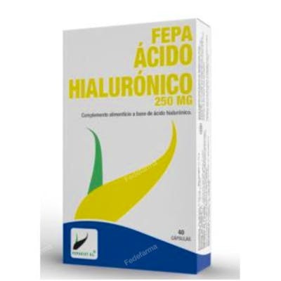 FEPADIET Ácido Hialurónico 40 Cápsulas Complemento Alimenticio Articulaciones y Piel FEPADIET Ácido Hialurónico 40 Cápsulas Complemento Alimenticio Articulaciones y Piel