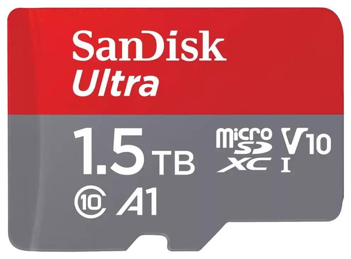 SanDisk Ultra 1,5 TB MicroSDXC UHS-I Clase 10 con adaptador SD