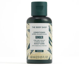 The Body Shop Acondicionador Ginger de Jengibre 60 ml - Anticaspa, Cabello Seco, 97% Ingredientes Naturales, Vegano - Para Mujer