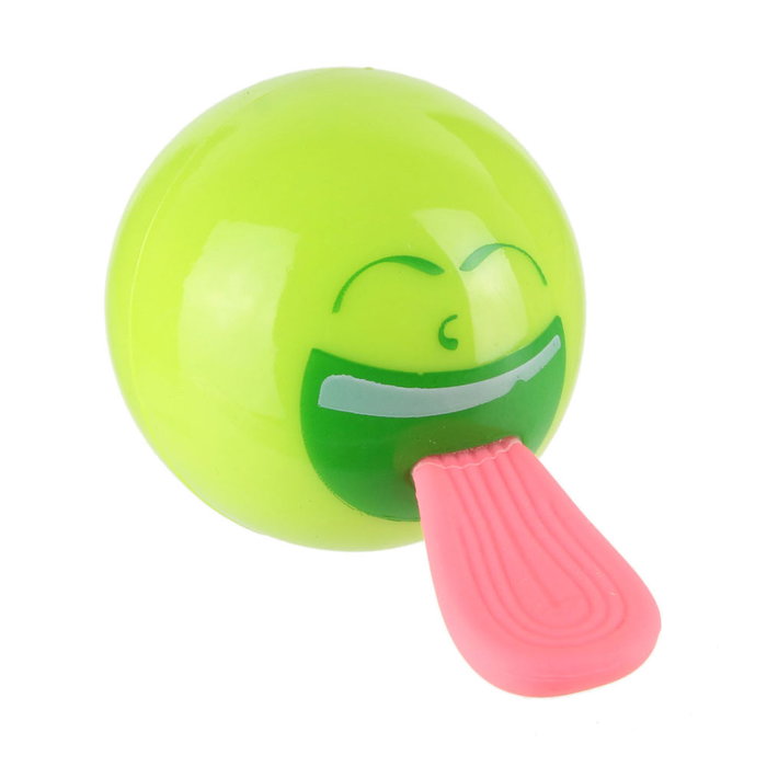 Jeux 2 momes Bola Emoti Lanzador Seche Pleure, Bola de Goma con Lengua para Lanzar Hasta 6 Metros