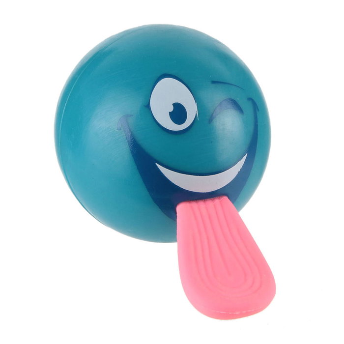 Jeux 2 momes Bola Emoti Lanzador Seche Pleure, Bola de Goma con Lengua para Lanzar Hasta 6 Metros
