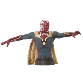 Diamond Select Toys Marvel Mini Bust Visión 15 cm - WandaVision - Edición Limitada - 1/6 - Modelo Coleccionable