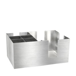 Lumian Angelia Organizador de Acero Inoxidable, 24x10,5 cm
