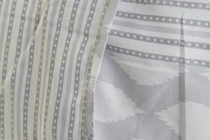 DKD Home Decor Cojín Patchwork Beige y Gris