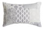 DKD Home Decor Cojín Patchwork Beige y Gris