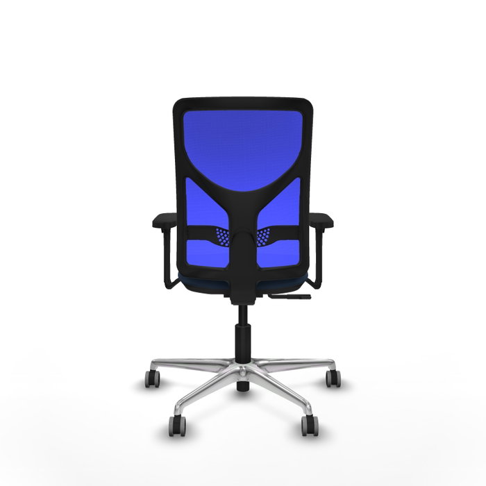 PIQUERAS Y CRESPO Silla de oficina Motilla con mecanismo Sincro Azul