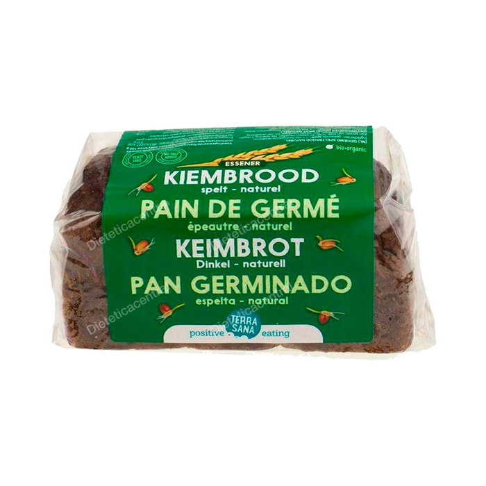 TERRASANA Pan Germinado Espelta Natural BIO 400 g TERRASANA Pan Germinado Espelta Natural BIO 400 g