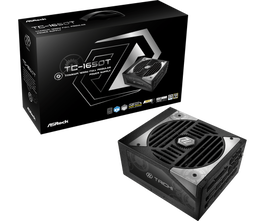 ASRock Fuente de Alimentación TC-1650T 1650W 80 PLUS Titanium ATX Negra 90-UXT165-TFEAAB
