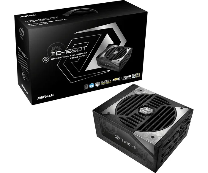 ASRock Taichi Series TC-1650T 1650W 80+ Titanium ATX Negro ASRock Taichi Series TC-1650T 1650W 80+ Titanium ATX Negro