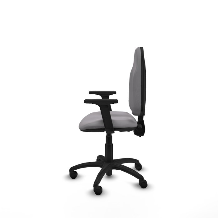 PIQUERAS Y CRESPO Silla de oficina Algarra Gris con Brazos 2D PIQUERAS Y CRESPO Silla de oficina Algarra Gris con Brazos 2D