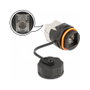 DeLOCK Conector de cable RJ45 hembra a Cat.6A LSA con tapa protectora IP68