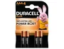 Duracell Plus Power Boost AAA 1,5V, Pack de 4 unidades